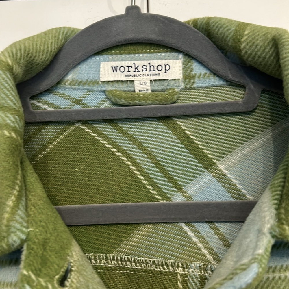 Workshop Plaid Shacket - image 4